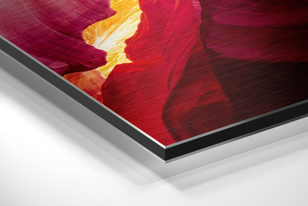 Grand Canyon Brushed Aluminium Dibond Wall Art.