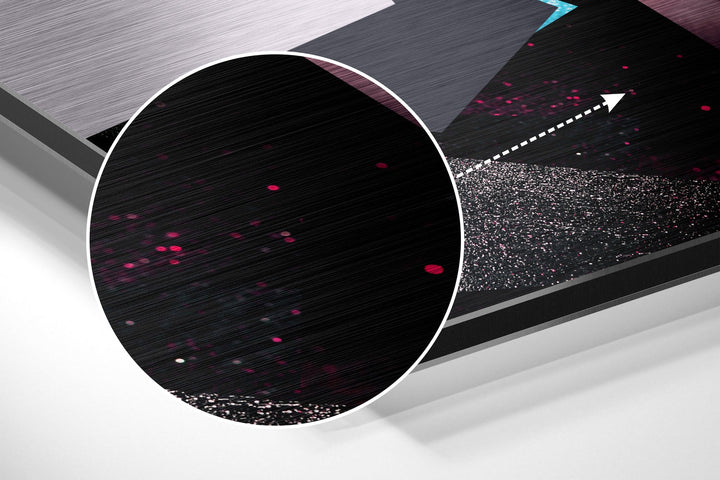 Patchwork Women  Brushed Aluminium Dibond Wall Art.