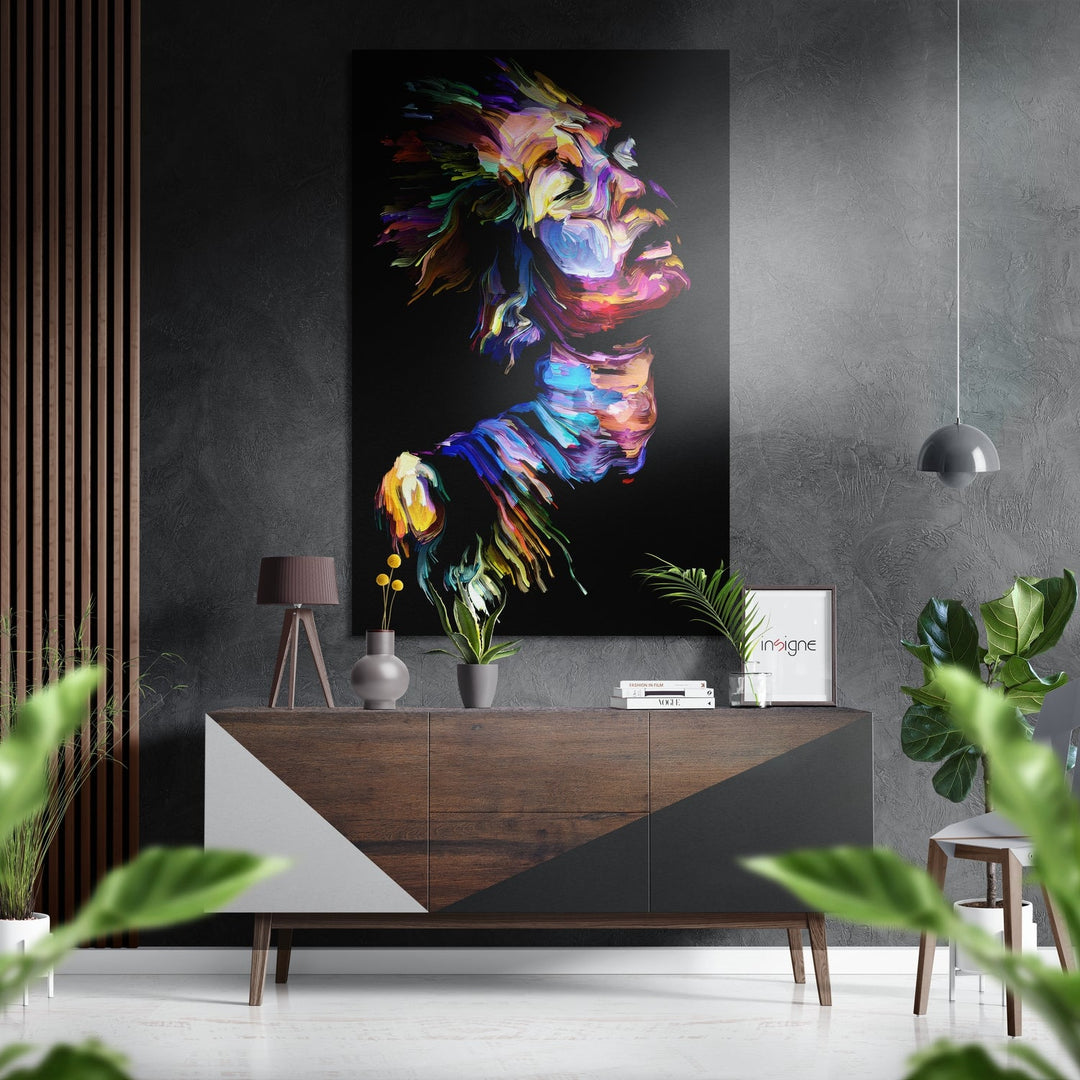 Wild Feelings Brushed Aluminium Dibond Wall Art.