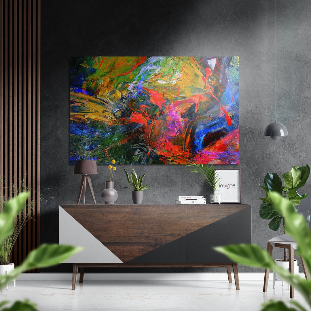 Anarchy of Colors Brushed Aluminium Dibond Wall Art.