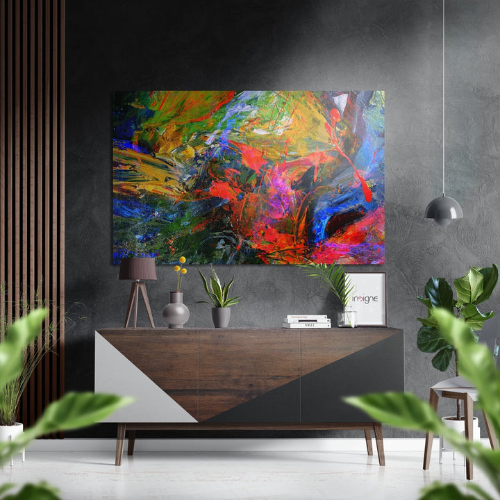 Anarchy of Colors Brushed Aluminium Dibond Wall Art.