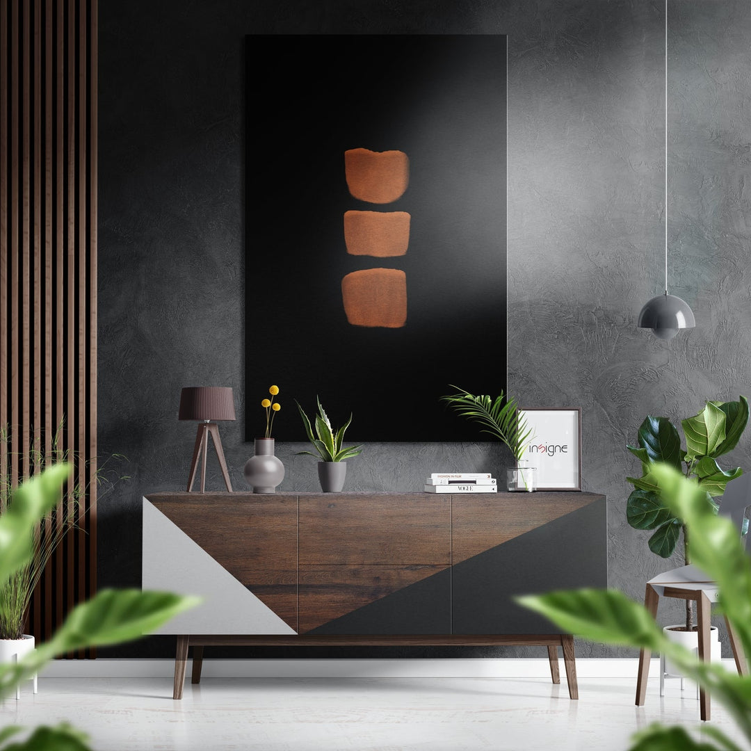 Rocks Brushed Aluminium Dibond Wall Art.