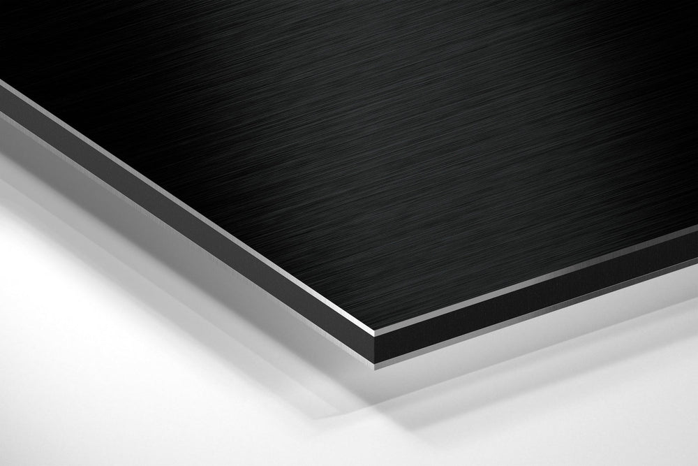 Smoke Brushed Aluminium Dibond Wall Art.