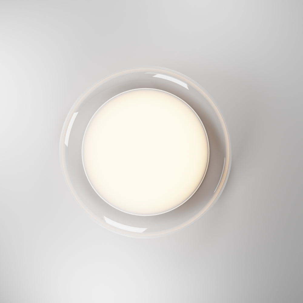 Bubble 18.5" LED Flush Mount by ET2 Lighting, styled view 1