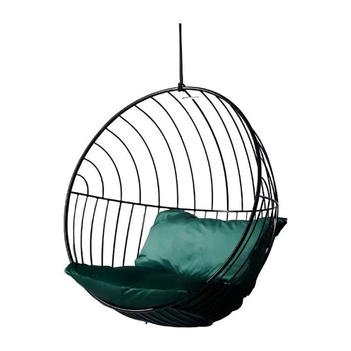 Bubble Chair with Emerald Velvet Cushions Studio Stirling