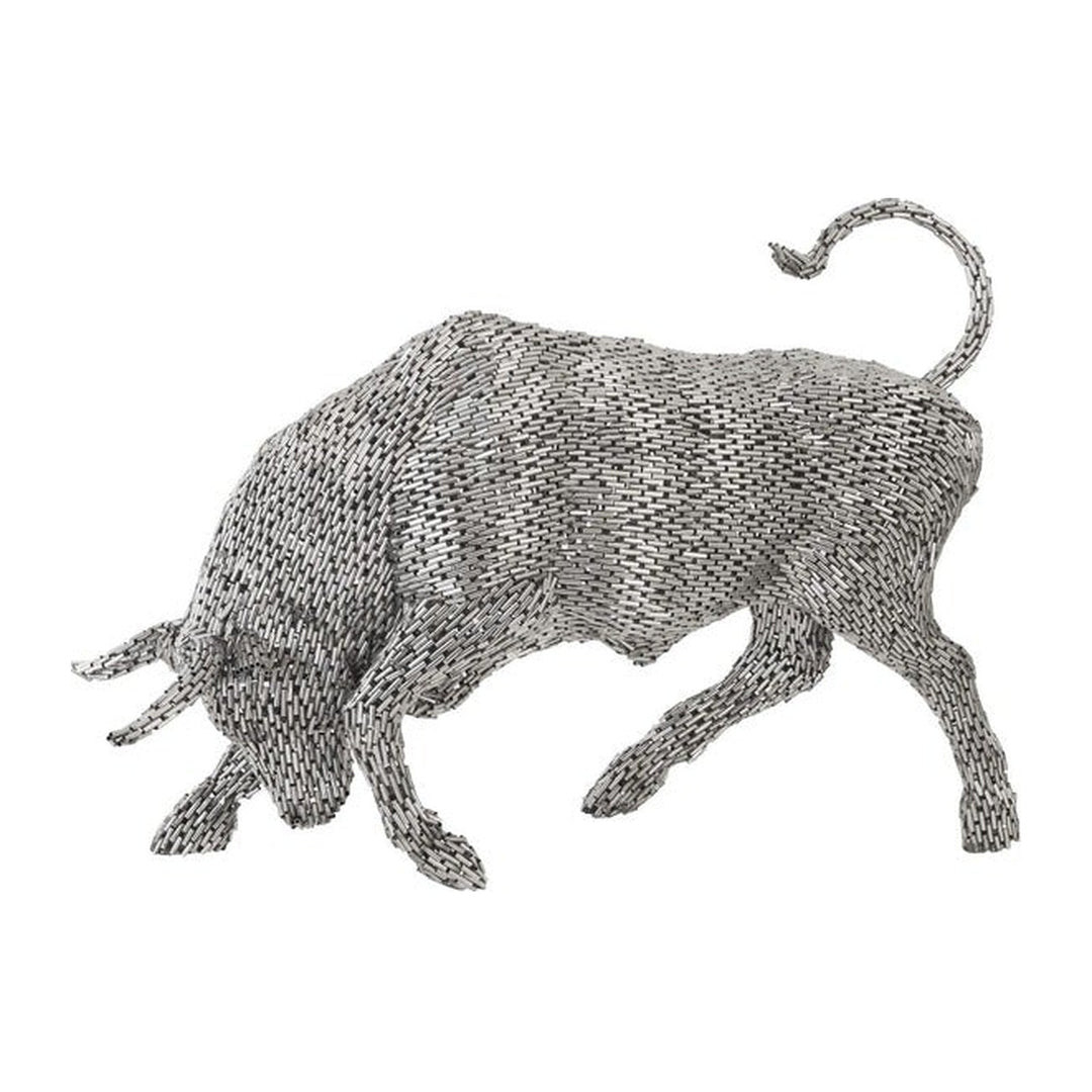 Bull Pipe Sculpture Stainless Steel Phillips Collection