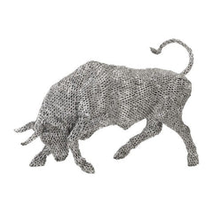 Bull Pipe Sculpture Stainless Steel Phillips Collection
