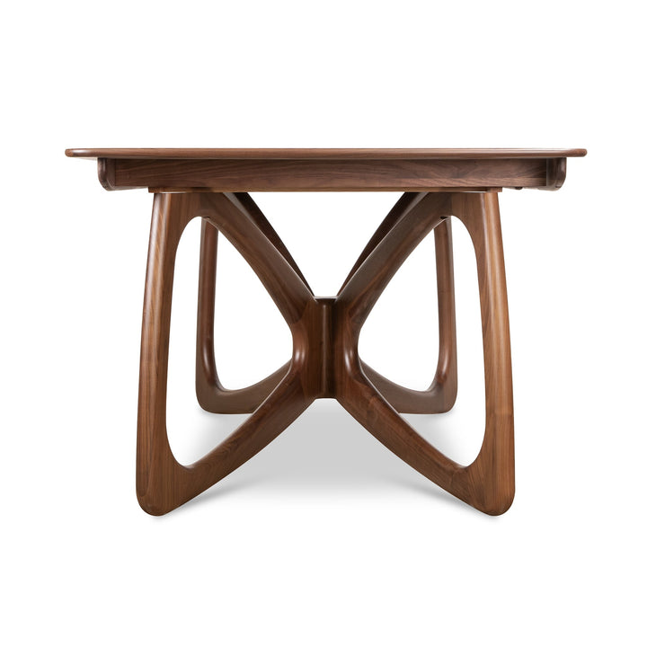 Butterfly Extension Dining Table extended