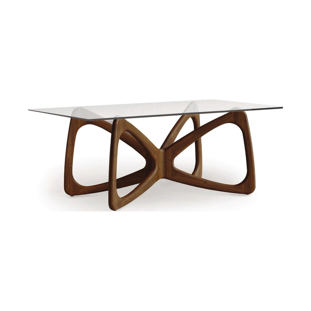 Butterfly Glass Top Dining Table Copeland Furniture