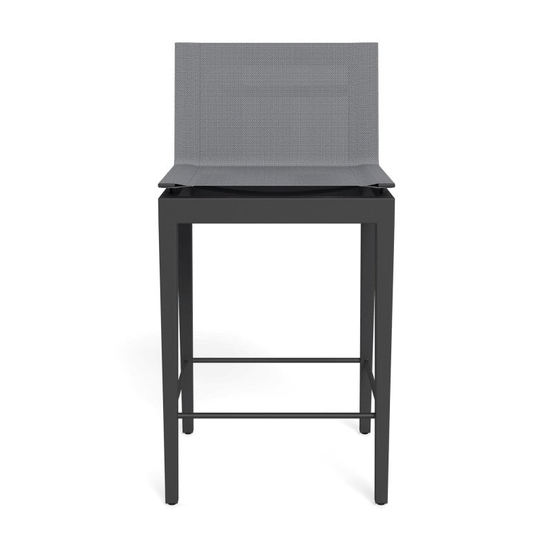 Byron Aluminum Bar Stool by Harbour in Aluminum Asteroid