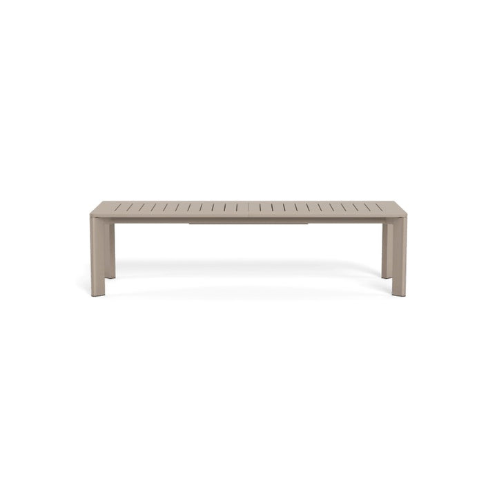 Byron Aluminum Extension Dining Table by Harbour in Aluminum Taupe