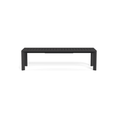 Byron Aluminum Extension Dining Table by Harbour in Aluminum Asteroid