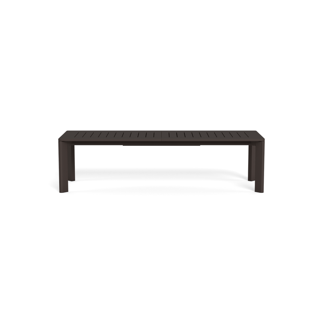 Byron Aluminum Extension Dining Table by Harbour in Aluminum Bronze