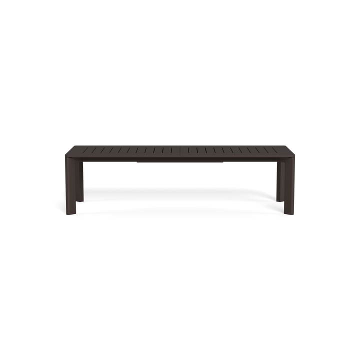 Byron Aluminum Extension Dining Table by Harbour in Aluminum Bronze