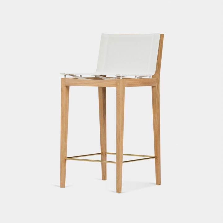 Byron Teak Bar Stool by Harbour detail view 3