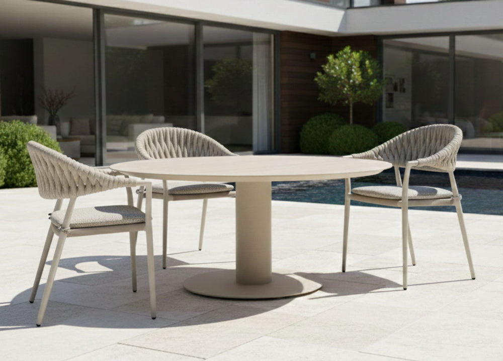 Tube Dining Table by Whiteline Modern Living – lifestyle
