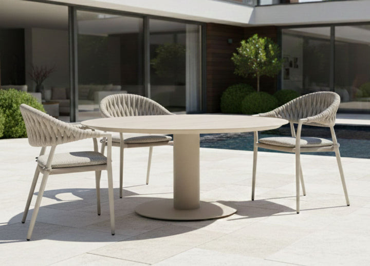 Tube Dining Table by Whiteline Modern Living – lifestyle