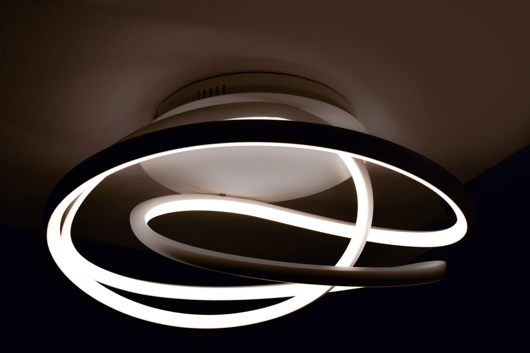 Twisted LED Flush Mount by Studio M Lighting – lifestyle