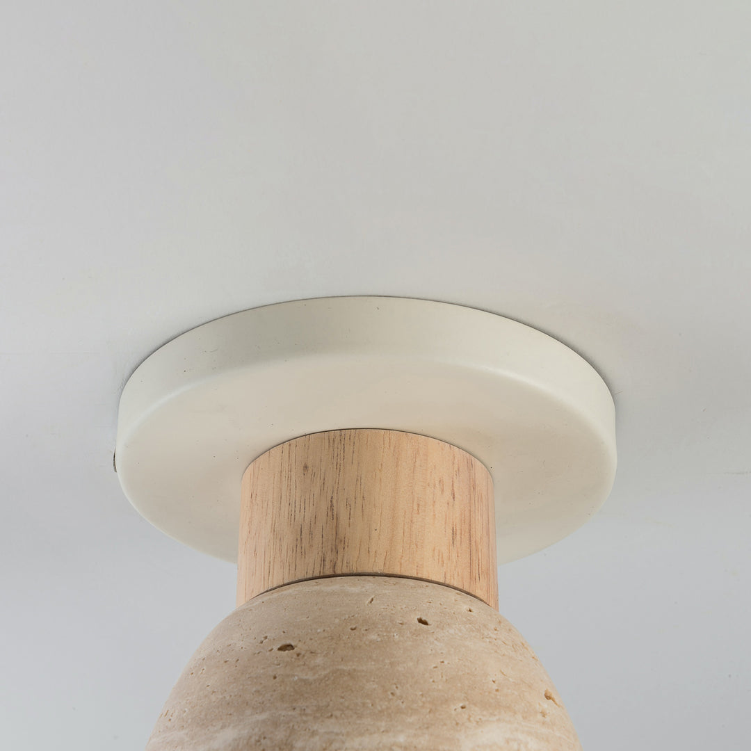 Pompeii 1-Light Flush Mount by Studio M Lighting – lifestyle