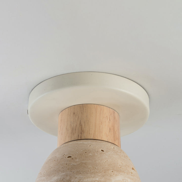 Pompeii 1-Light Flush Mount by Studio M Lighting – lifestyle