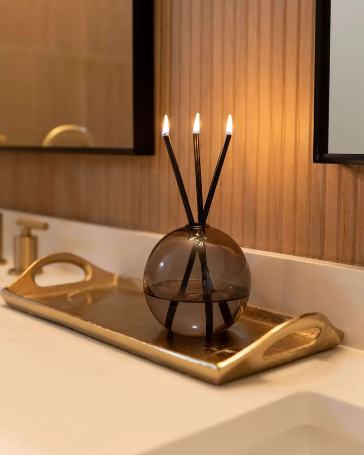 Neva Candle Set — Black / Storm — lifestyle