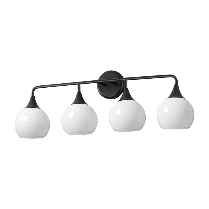Neve 4-Light Bath Vanity by Studio M Lighting in Black