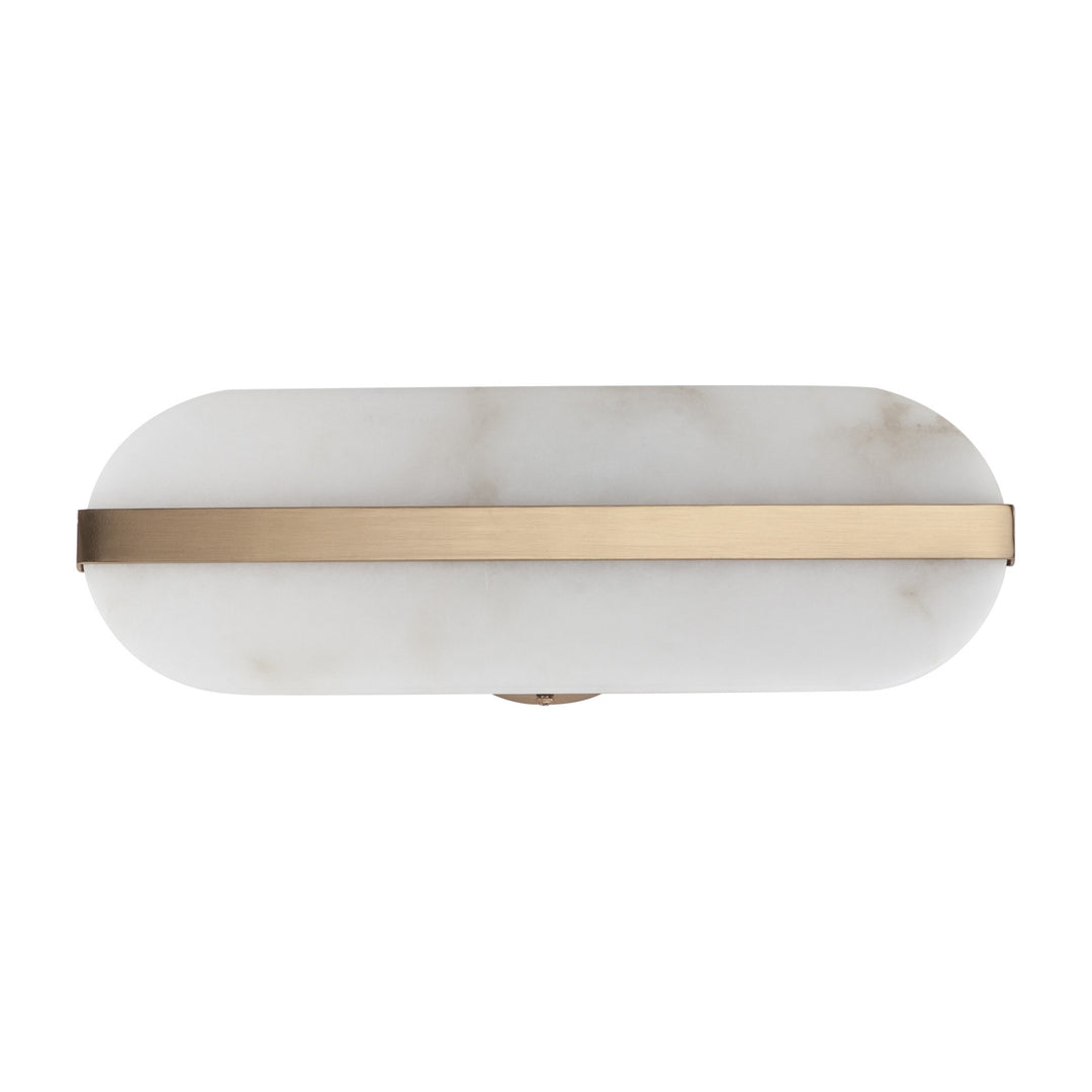 Stonewall LED Wall Sconce by Studio M Lighting in Brushed Champagne