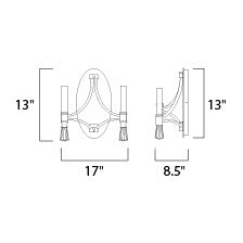 Cleo Adjustable Spot Light by Studio M Lighting – line drawing