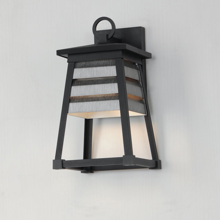 Shutters 1-Light Small Outdoor Wall Sconce by Studio M Lighting – lifestyle