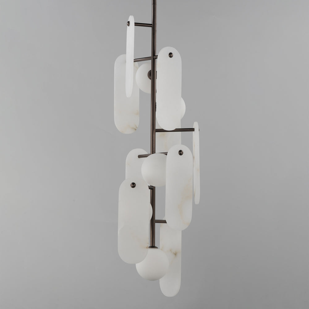 Megalith - Stone Megalith 5-Light Vertical Pendant by Studio M Lighting – lifestyle