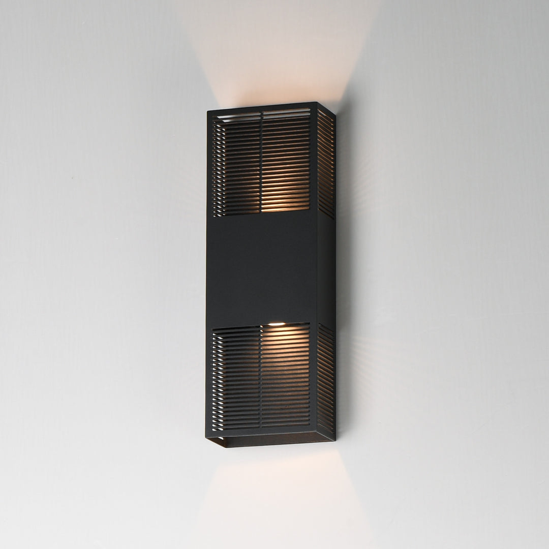 Grate 18 LED Outdoor Wall Sconce by Studio M Lighting – lifestyle