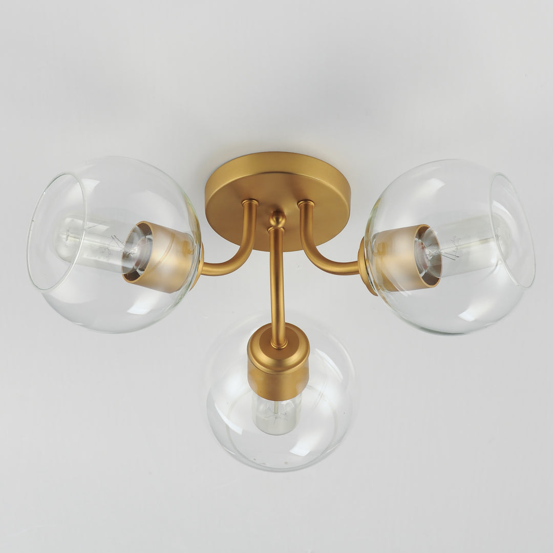 Knox 3-Light Semi-Flush Mount by Studio M Lighting – lifestyle