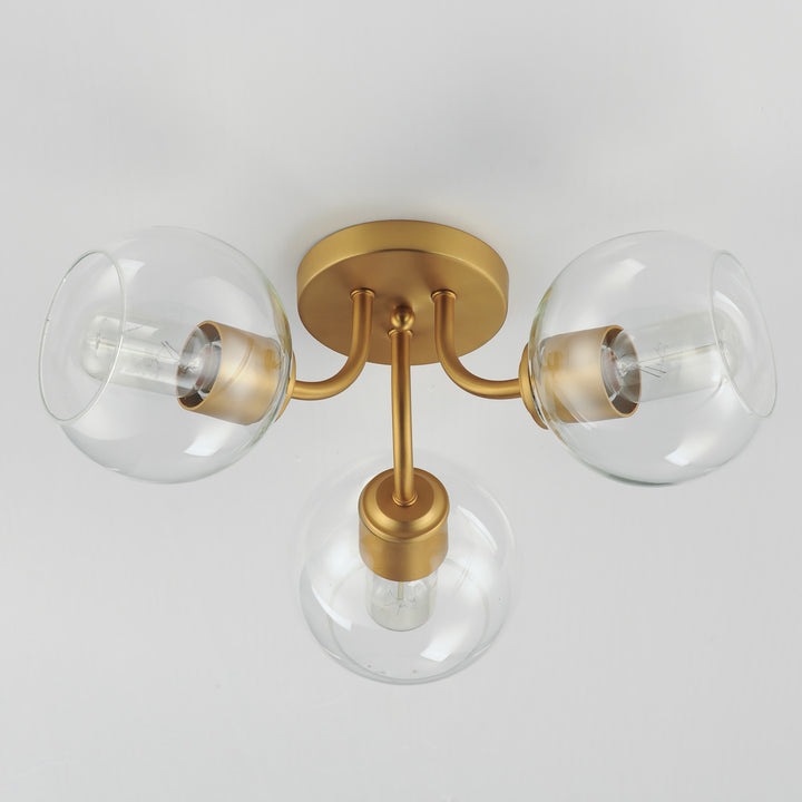 Knox 3-Light Semi-Flush Mount by Studio M Lighting – lifestyle