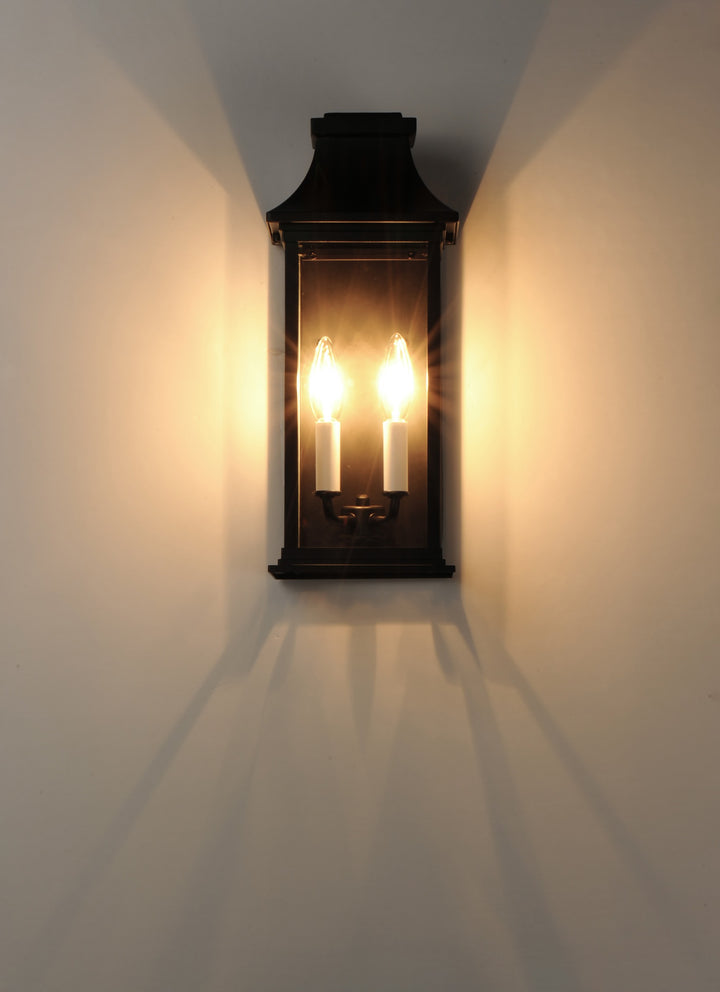 Vicksburg 2-Light Outdoor Pocket Wall Sconce by Studio M Lighting – lifestyle