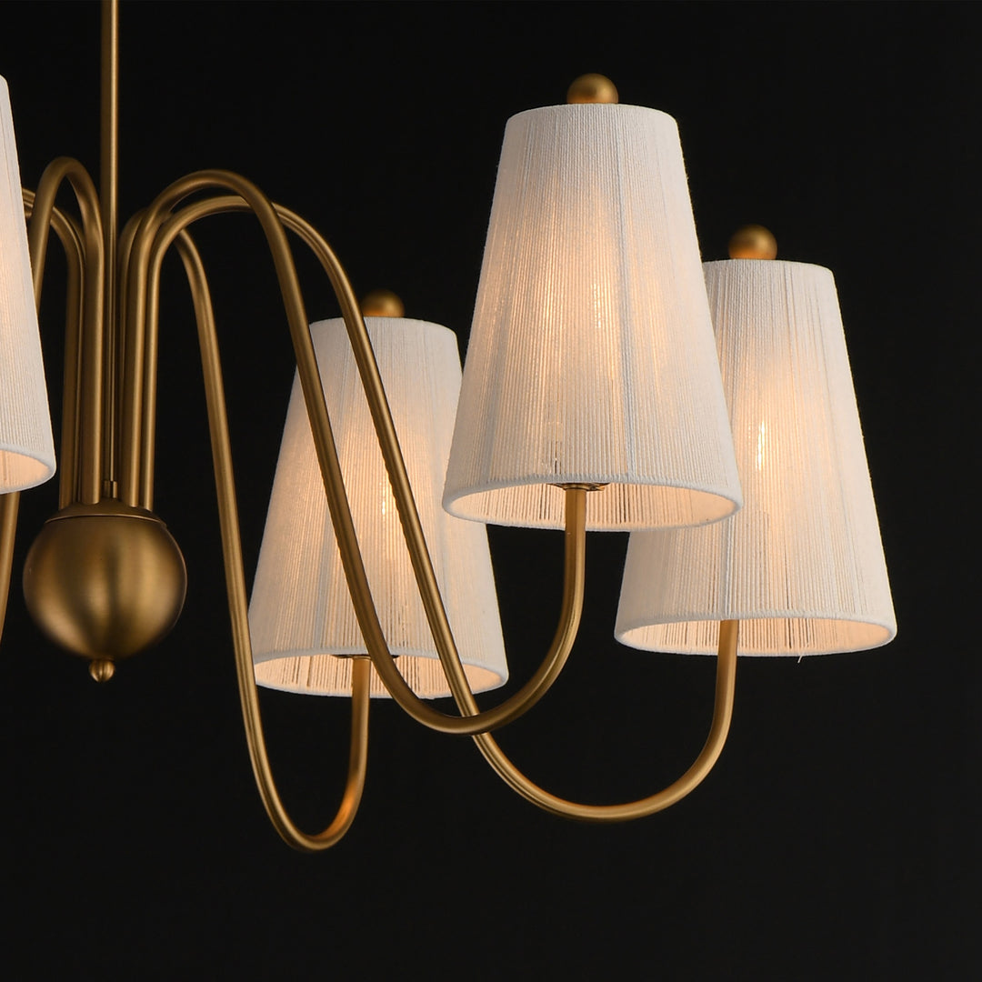 Valette 6-Light Chandelier by Studio M Lighting – lifestyle