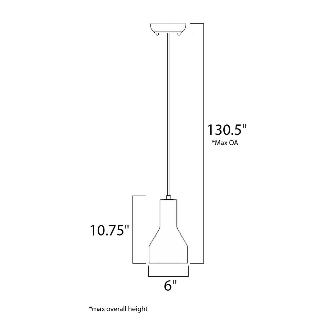 Bond Pendant 162392 by Studio M Lighting – line drawing