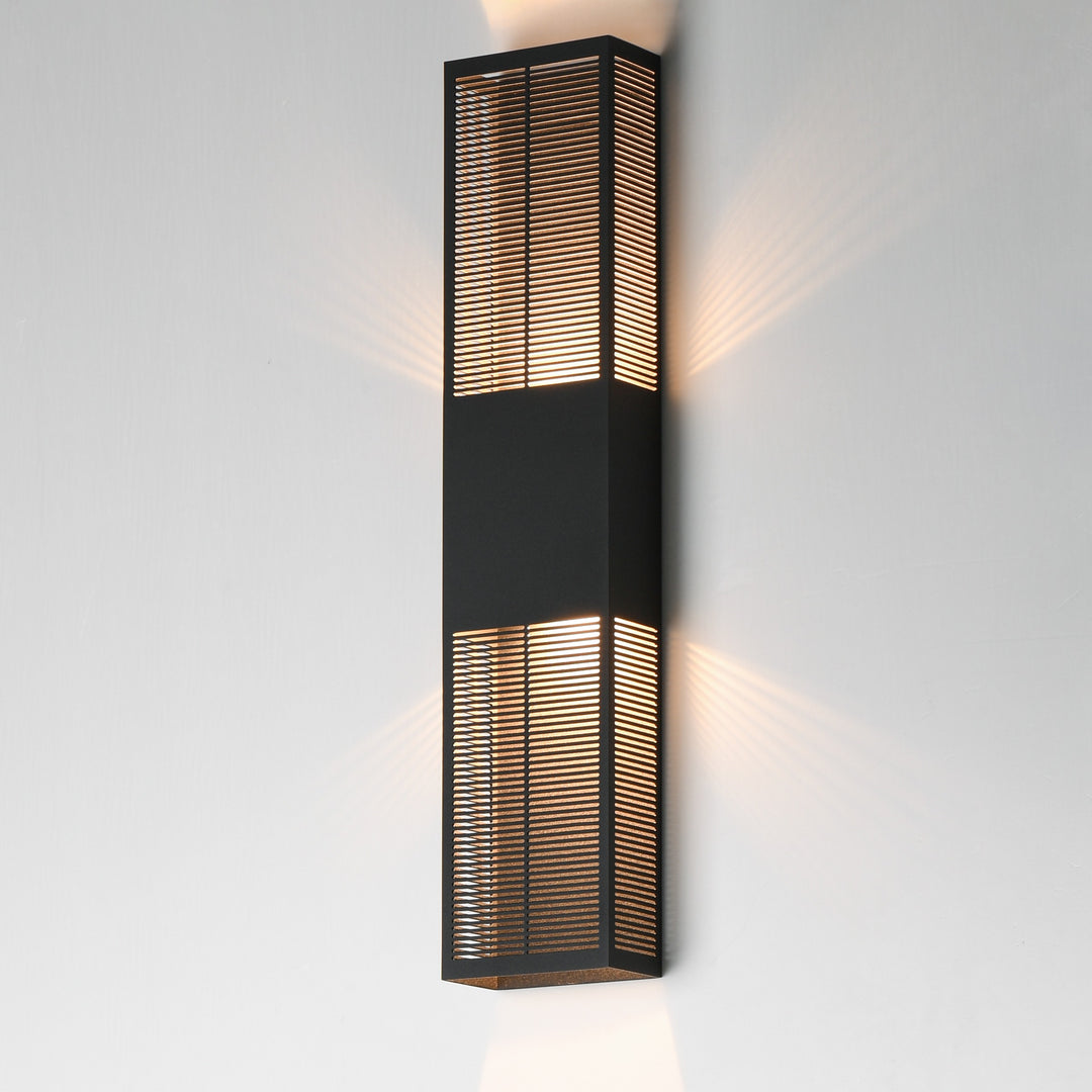 Grate 30 LED Outdoor Wall Sconce by Studio M Lighting – lifestyle
