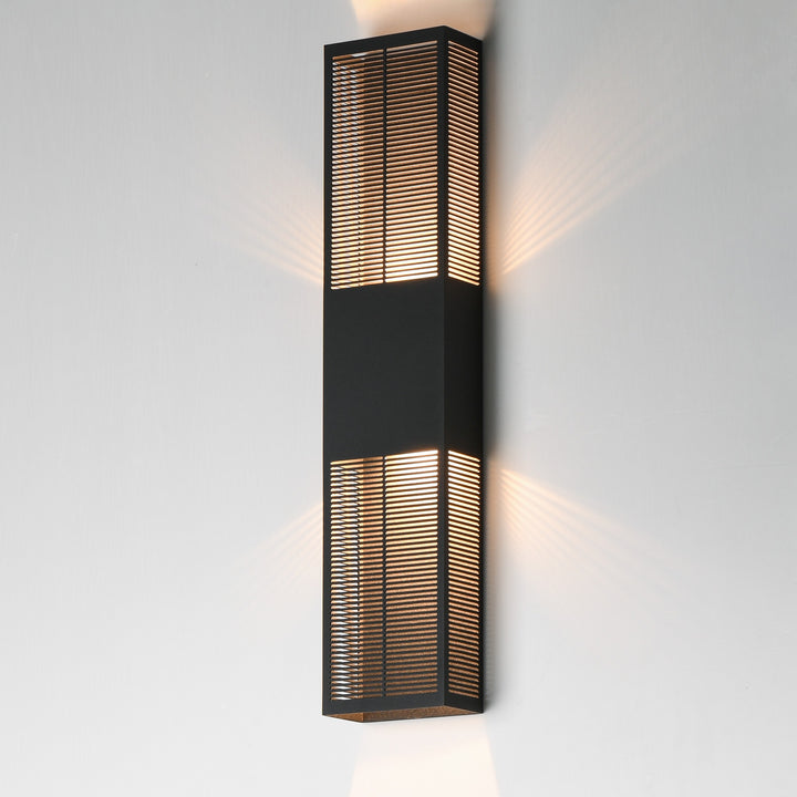 Grate 30 LED Outdoor Wall Sconce by Studio M Lighting – lifestyle
