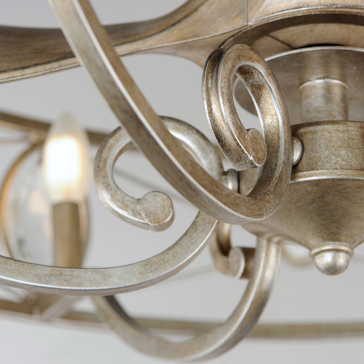 Solitaire 6-Light WiFi-enabled LED Fandelight by Studio M Lighting – lifestyle
