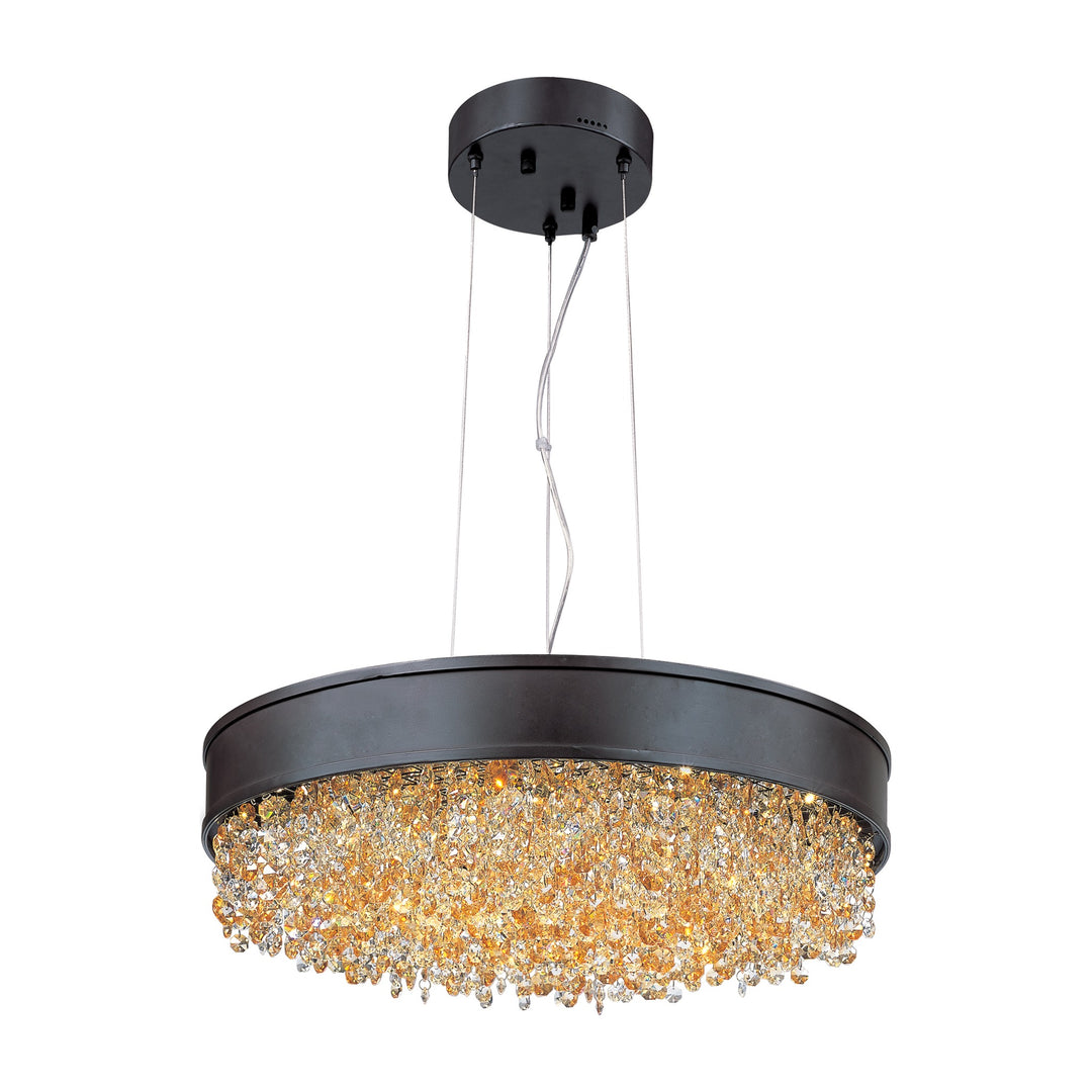 Mystic 22-Light LED Pendant 369657 by Studio M Lighting in Bronze