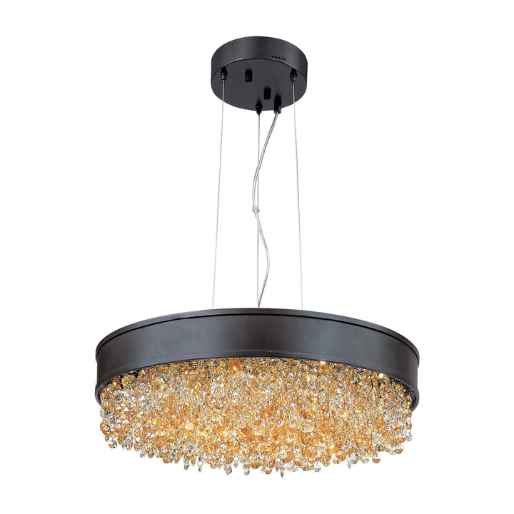 Mystic 22-Light LED Pendant 369657 by Studio M Lighting in Bronze