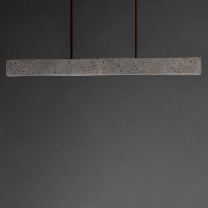 Lintel 47 LED Linear Stone Pendant by Studio M Lighting – lifestyle