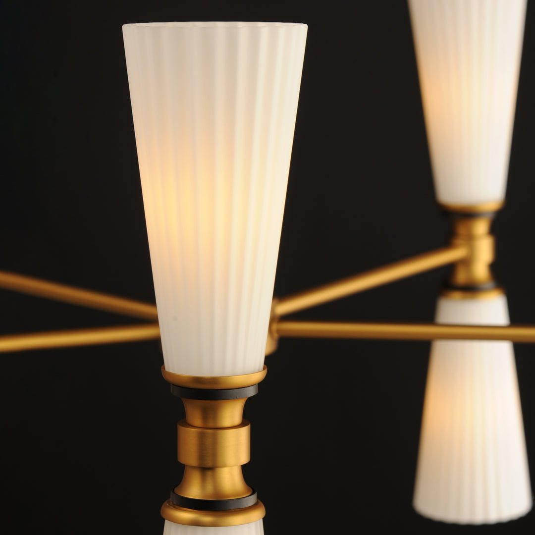 Krevat 10-Light Chandelier by Studio M Lighting – lifestyle