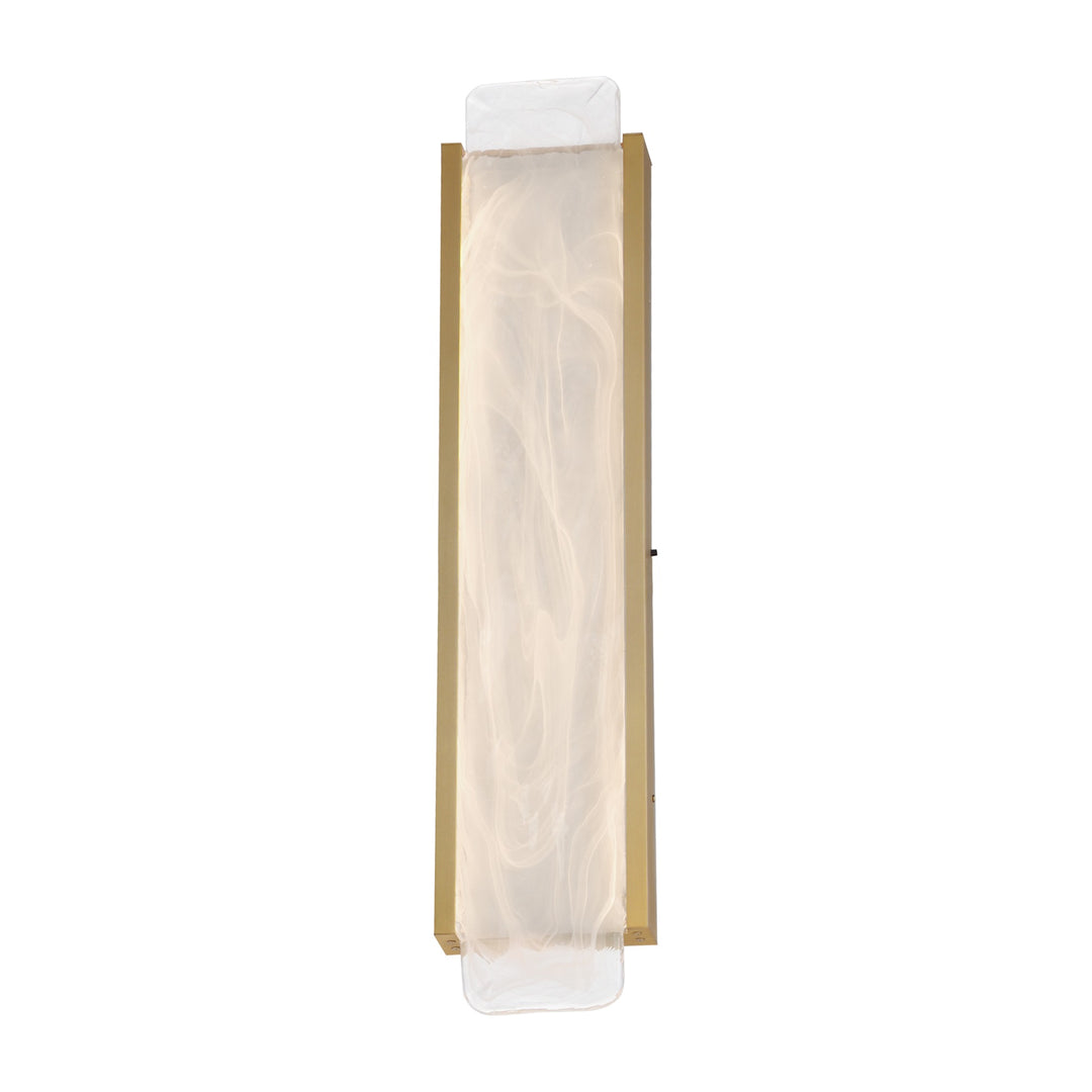 Celine 24 LED Bath Vanity by Studio M Lighting in Natural Aged Brass
