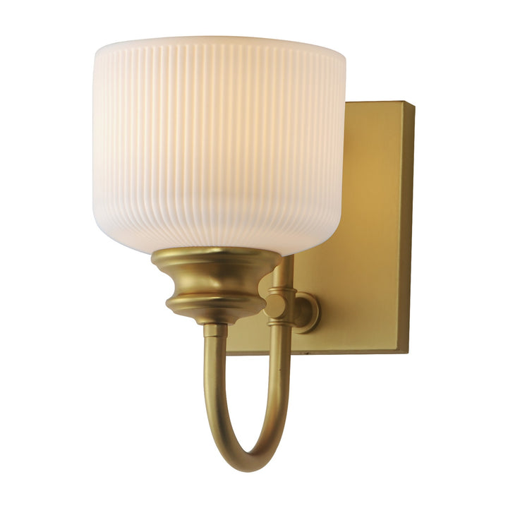 Bisque 1-Light Wall Sconce by Studio M Lighting in Natural Aged Brass