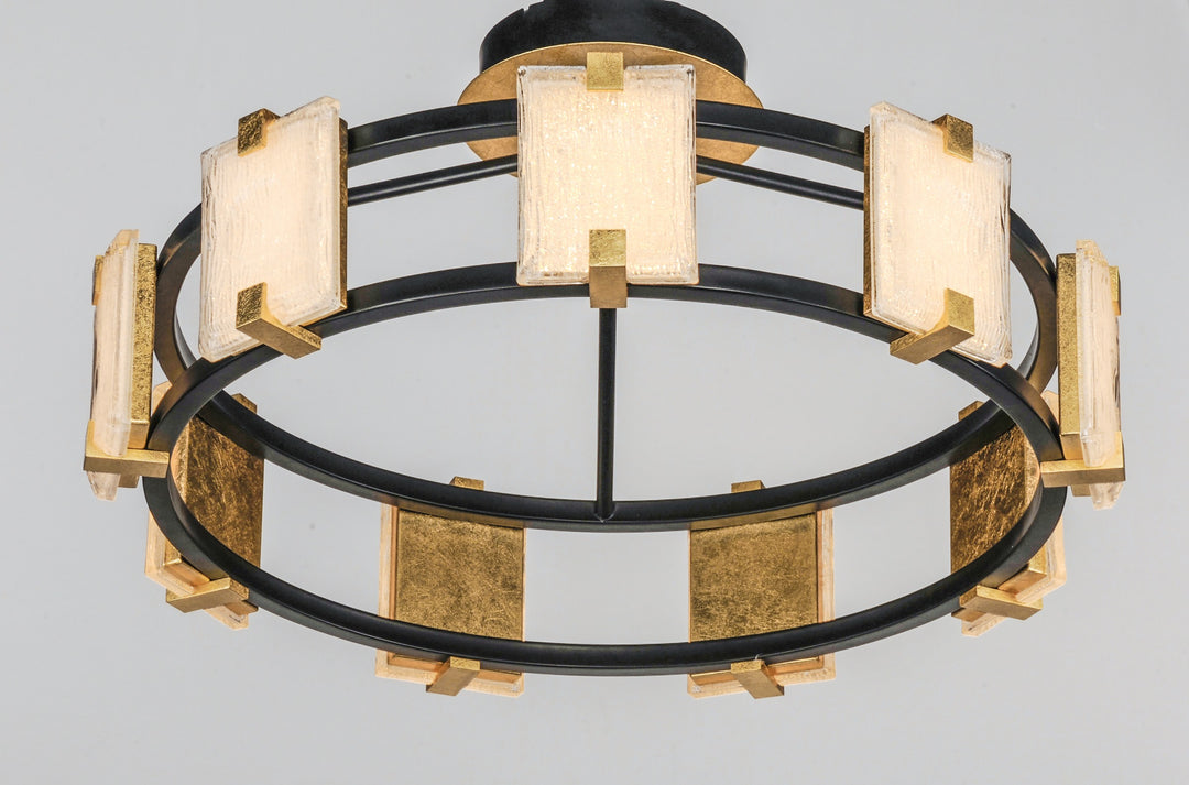 Radiant LED 9-Light Flush Mount by Studio M Lighting – lifestyle