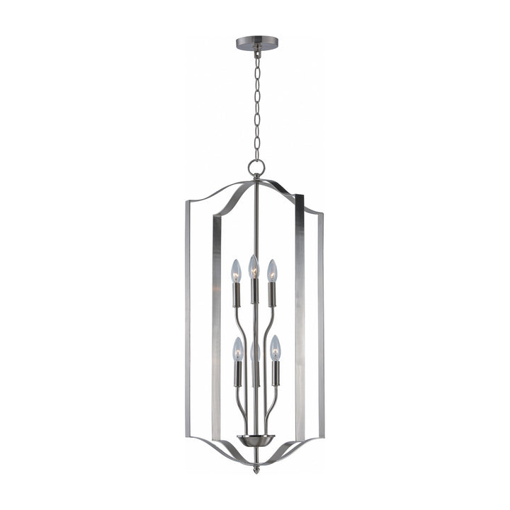 Provident 6-Light Chandelier 160038 by Studio M Lighting in Satin Nickel