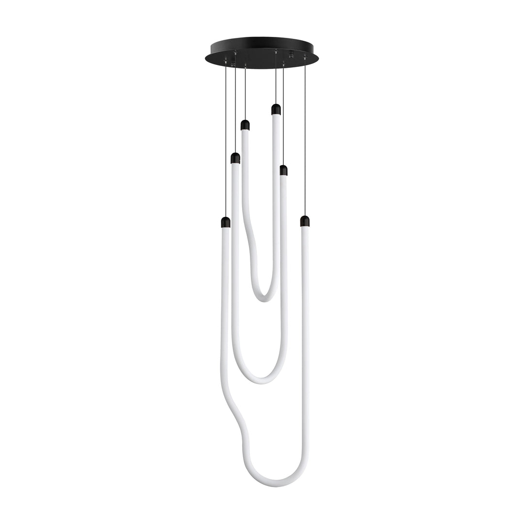 Soleil 3-Light LED Pendant by Studio M Lighting in Black