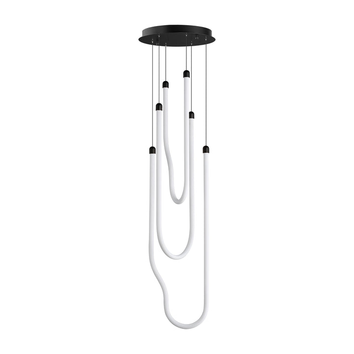Soleil 3-Light LED Pendant by Studio M Lighting in Black