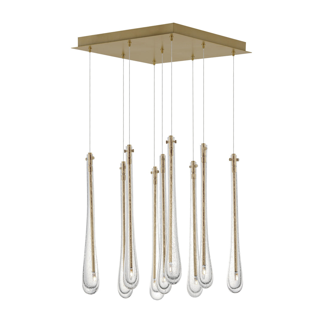Stillo 9-Light LED Pendant by Studio M Lighting in Gold
